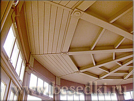 Конструкция потолка павильона