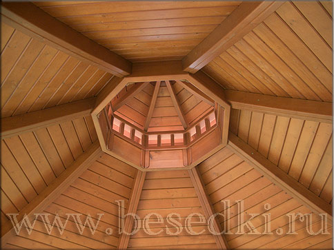 деревянные крыши беседок