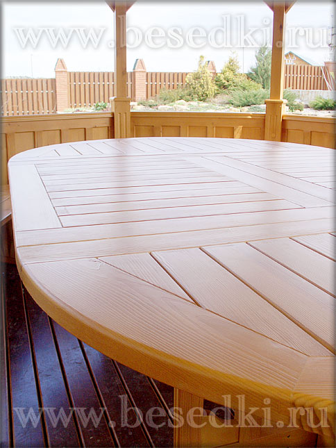 садовый деревянный стол индивидуальный размер